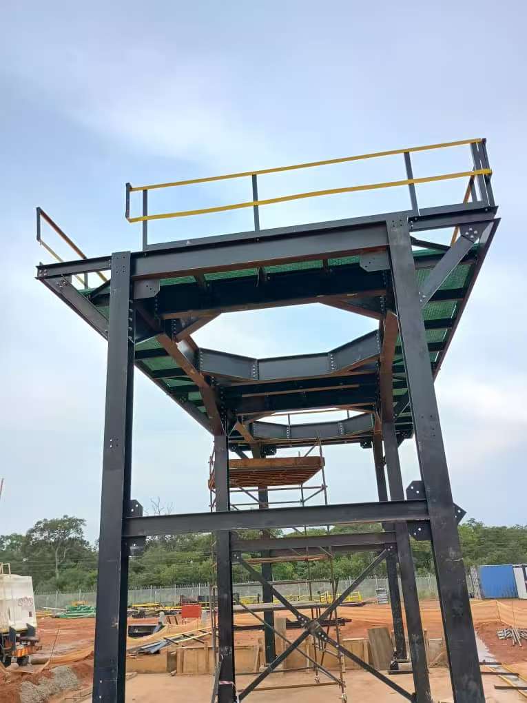 Steel Structure Platform in Tanzania